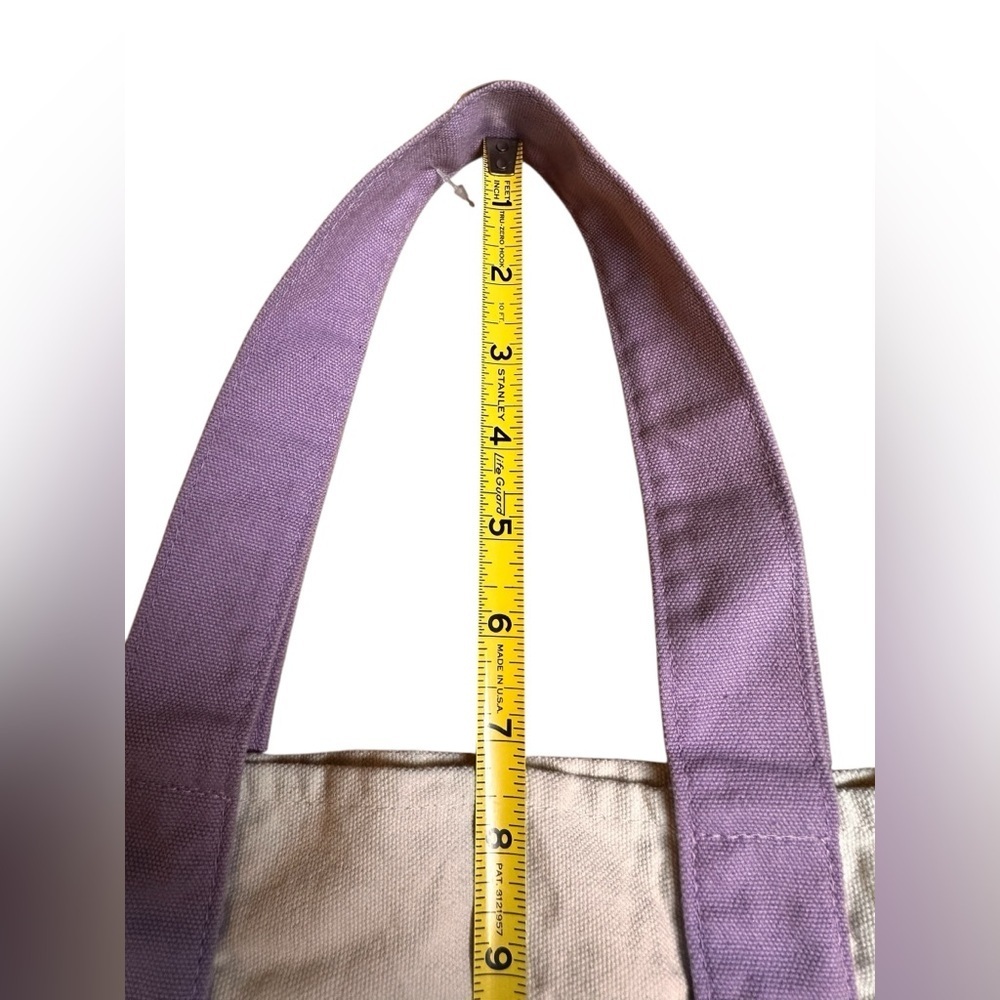 Trader Joes Pastel Purple Lavender Mini Tote Bag 2025 Edition - Picture 7 of 7